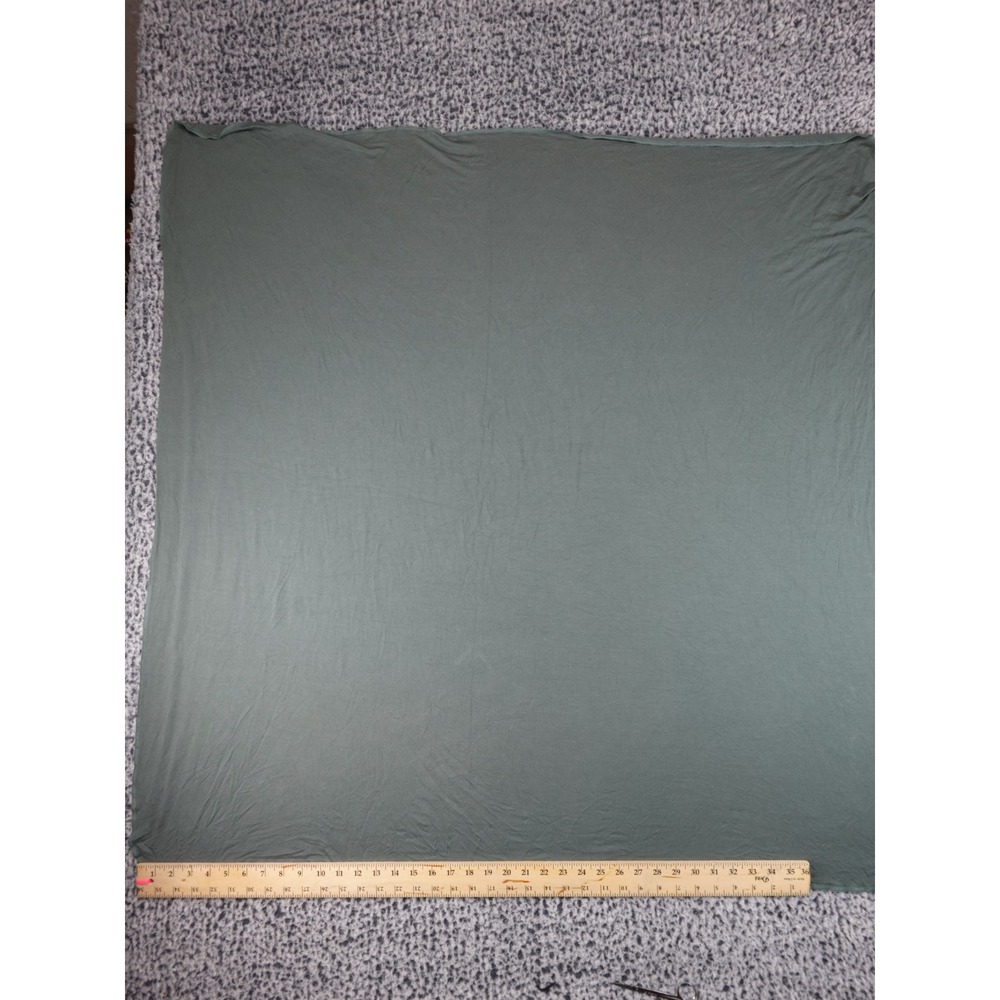 Kate Quinn‎ Bamboo Swaddle Blanket Unisex OS Green Excellent Solid Soft Stretch